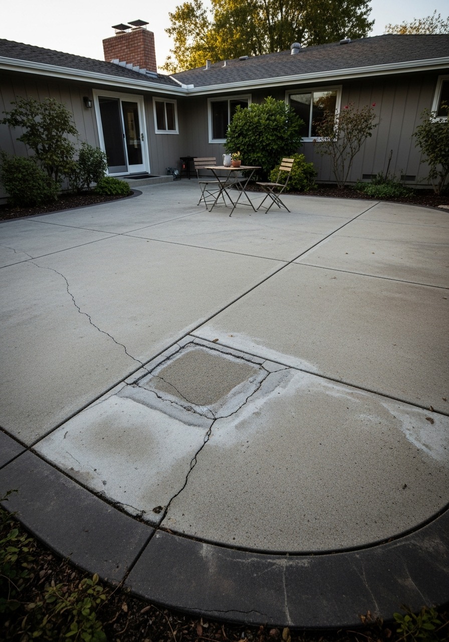 Concrete Patio Cracks: How to Fix Them and When to Replace