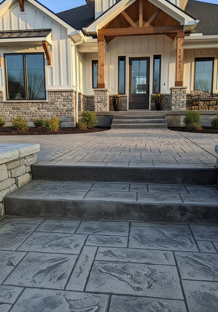Concrete Steps That Look Great and Last Decades
