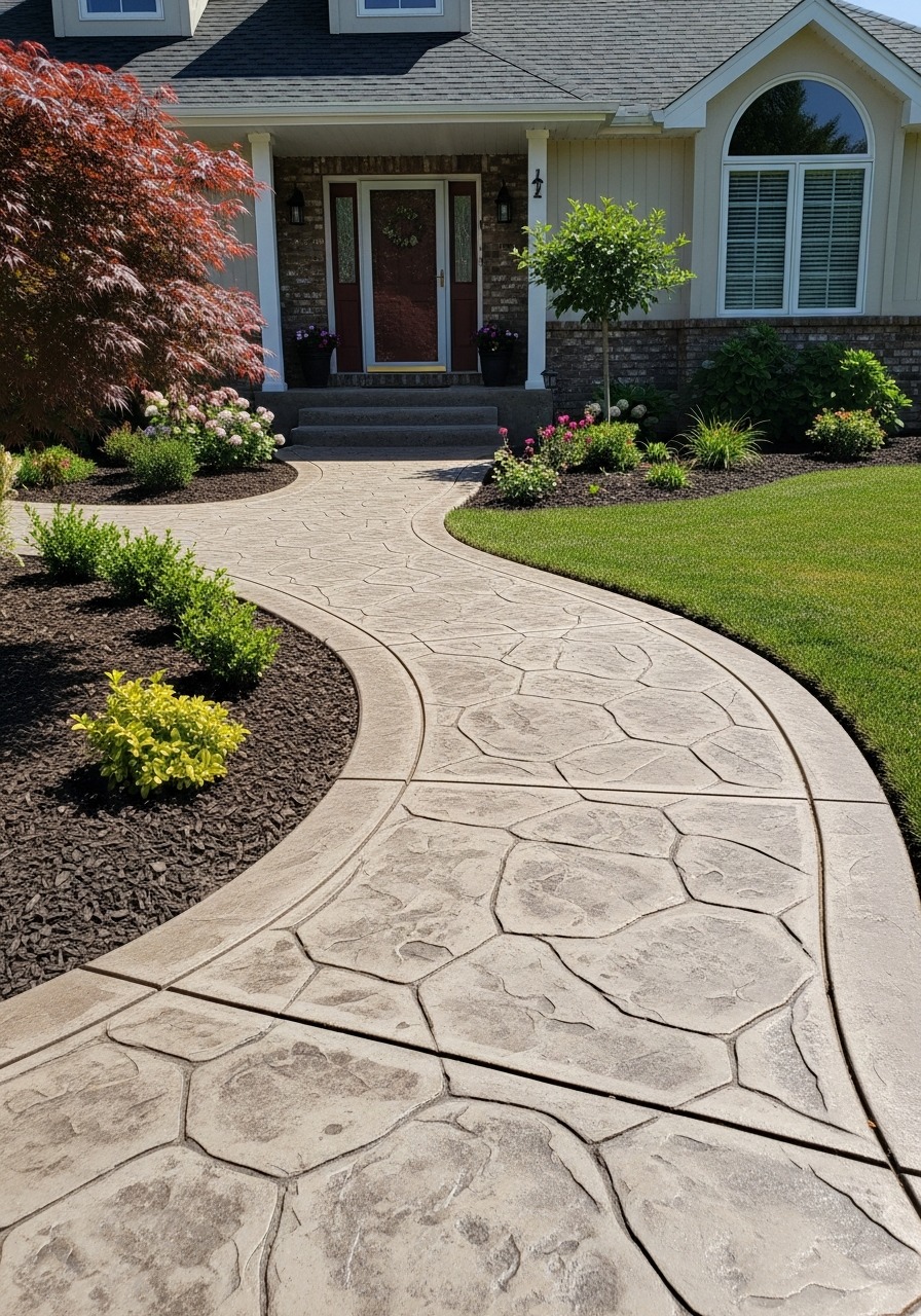 Curved Walkway Designs That Make Your Yard Feel Designed